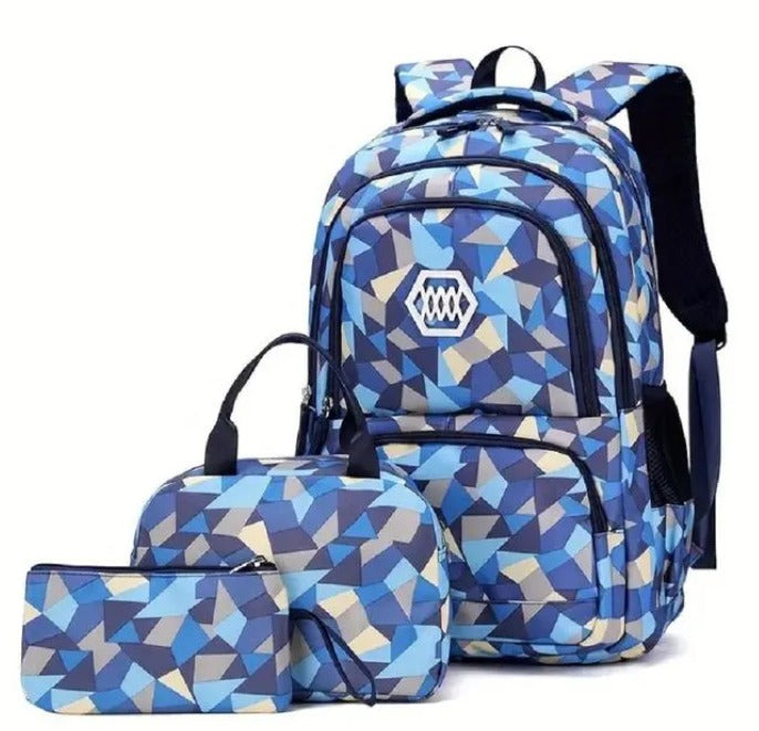 SET MOCHILA 3 PIEZAS PORTA IMPERMEABLE