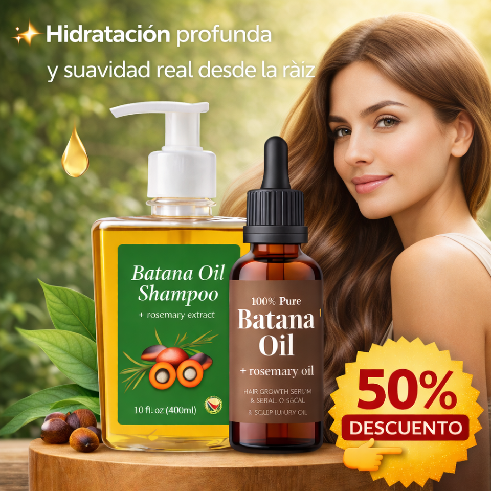 PACK BATANA: SHAMPOO + ACEITE DE BATANA